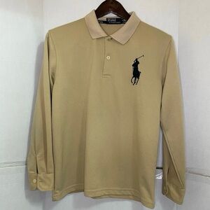 Polo by Ralph Lauren Tan Long Sleeve Polo Shirt
